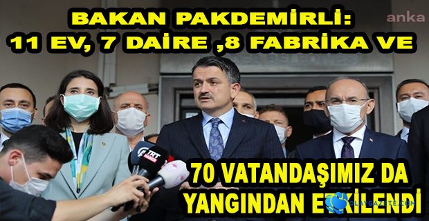 BAKAN PAKDEMİRLİ HATAY’DAKİ SABOTAJ İDDİALARINI YANITLADI