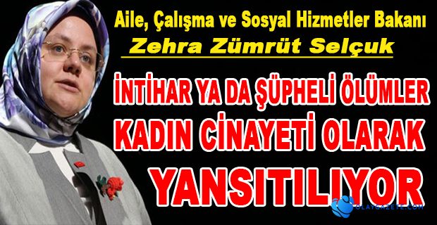 BAKAN SELÇUK ;ÖNEMLİ OLAN ŞİDDETİ SIFIRA İNDİREBİLMEMİZ