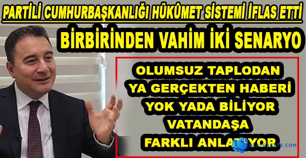 "BAKAN YOK, CUMHURBAŞKANININ AĞZINA BAKAN KADRO VAR"