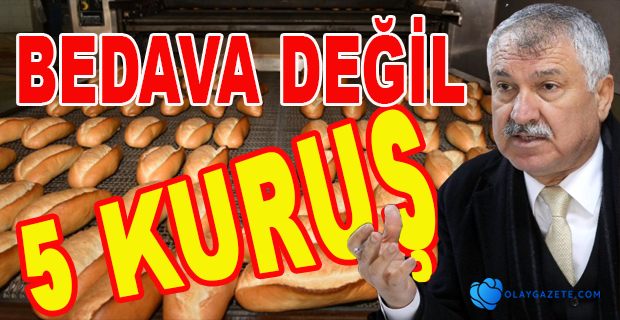 BANA BEDAVA EKMEK DAĞITAMAZSIN DEDİLER…