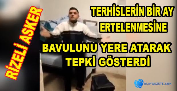 BAVULUNU YERE ATARAK TEPKİ GÖSTERDİ