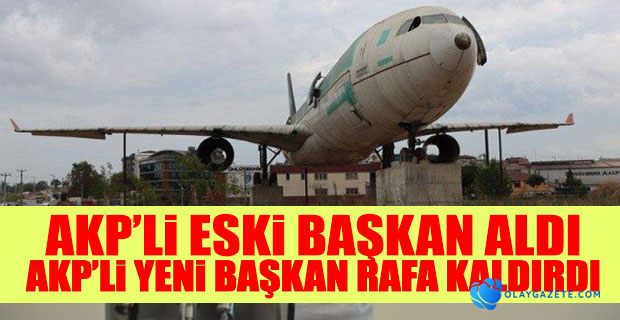 BELEDİYENİN 1.5 MİLYONLUK UÇAĞI ÇÜRÜMEYE TERK EDİLDİ
