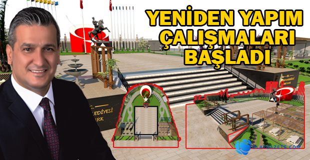 BELEN ATATÜRK PARKI YENİLENİYOR
