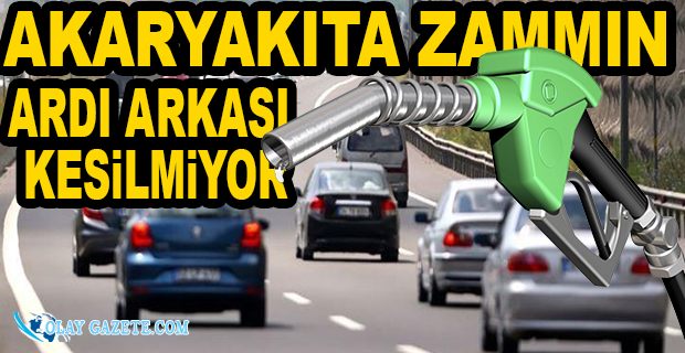 BENZİN VE MOTORİNE BÜYÜK ZAM! 