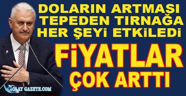 BİNALİ YILDIRIM: SON 4 YILDA DÜNYADA YAŞANAN OLUMSUZLUKLARDAN NASİBİMİZE ALDIK