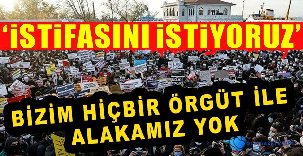 BOĞAZİÇİ ÖĞRENCİLERİ PROTESTOLARINA DEVAM EDİYOR