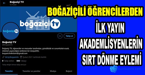 BOĞAZİÇİLİ ÖĞRENCİLER TELEVİZYON KURDU
