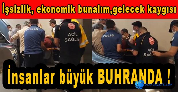 BUNALIMA GİREN YURTTAŞ KENDİNİ TRENİN ÖNÜNE ATTI