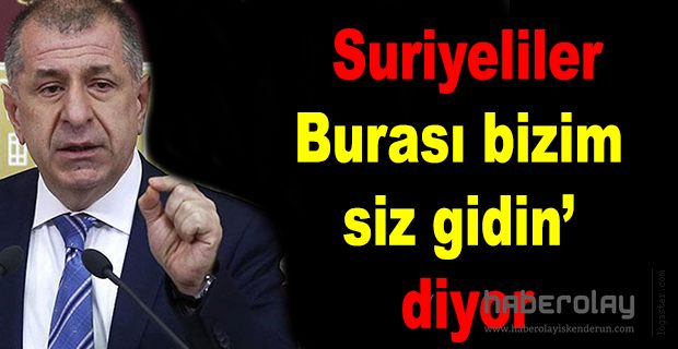 Burası bizim siz gidin!