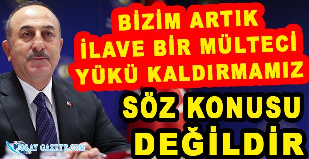ÇAVUŞOĞLU: AHLAKİ VE İNSANİ SORUMLULUKLARIMIZI YETERİNCE YERİNE GETİRDİK
