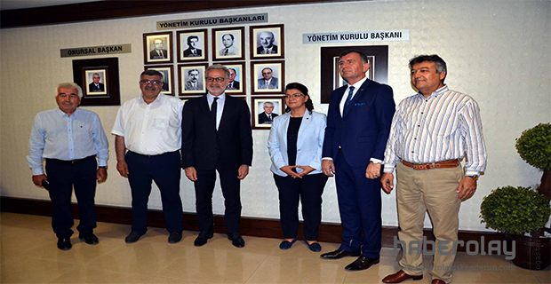 CHP  Hatay milletvekili adaylarından İTSO’ya nezaket ziyareti