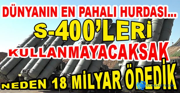 CHP’DEN S-400 ÇIKIŞI