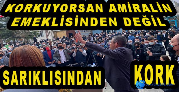 CHP’Lİ ÖZEL: ATATÜRK’ÜN PARTİSİ YOLLARA DÜŞTÜ. BABA EVİNE BEKLİYORUZ HERKESİ