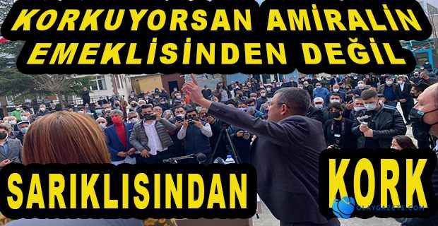 CHP’Lİ ÖZEL: ATATÜRK’ÜN PARTİSİ YOLLARA DÜŞTÜ. BABA EVİNE BEKLİYORUZ HERKESİ