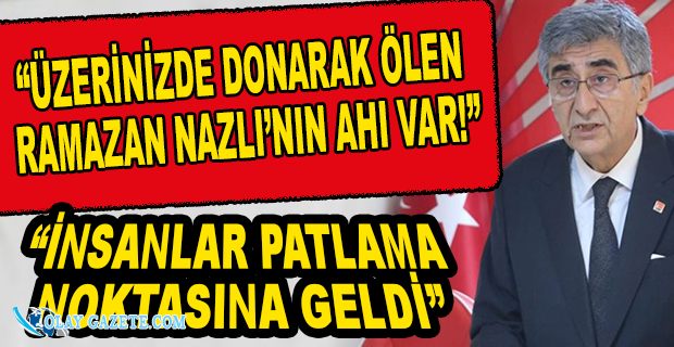 CHP’Lİ PARLAR’DAN HÜKÜMETE: “ÜZERİNİZDE MİLYONLARIN AHI VAR!