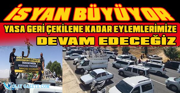 ÇİFTÇİLER YOLLARI KAPATTI...
