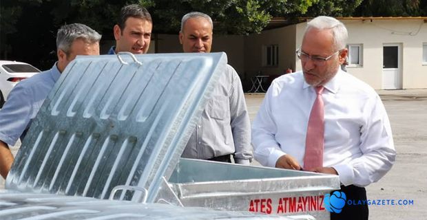 ÇÖP KONTEYNERLERİ YENİLENİYOR 