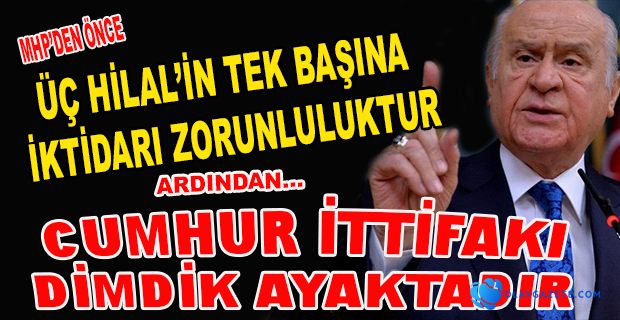 CUMHUR İTTİFAKI DİMDİK AYAKTADIR