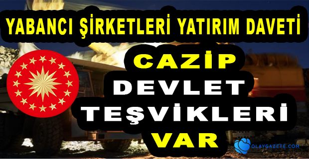 CUMHURBAŞKANLIĞI’DAN YABANCI MADEN ŞİRKETLERİNE YATIRIM ÇAĞRISI