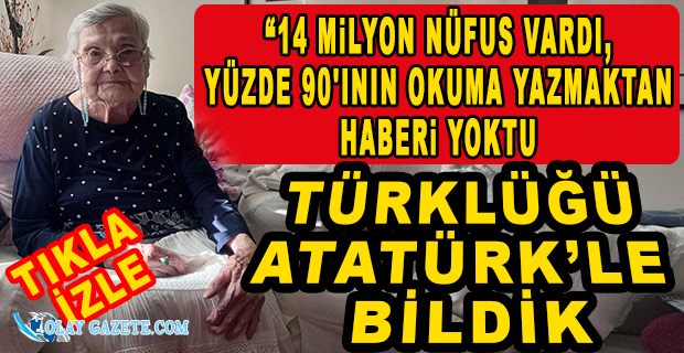 CUMHURİYET ÇINARI MUAZZEZ İLMİYE ÇIĞ; ATATÜRK