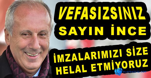 DAHA ÖNCE MUHARREM İNCE