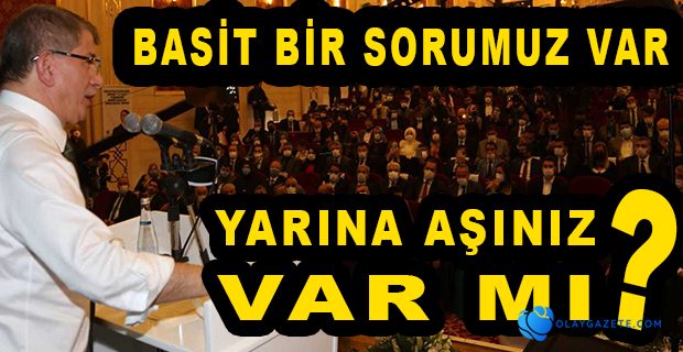 DAVUTOĞLU, AŞI KONUSUNDA HÜKÜMETE YÜKLENDİ