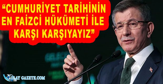 DAVUTOĞLU: “BİR TEK ÇİFTÇİNİN ‘MEMNUNUM’ DEDİĞİNİ GÖRMEDİM”