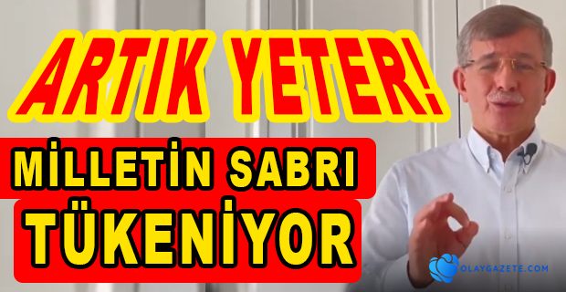 DAVUTOĞLU, İKTİDARA SESLENDİ: “HALKIN HALİNİ ANLAYIN VE DERHAL ACİL TEDBİR PAKETİ AÇIKLAYIN”