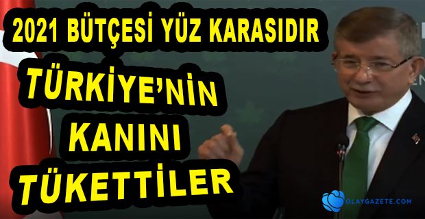 DAVUTOĞLU: TEK BAŞINA ÇALIŞANADA 100 KİŞİYE İSTİHDAM SAĞLAYANADA 1000 LİRA… 