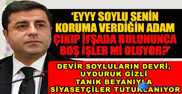 DEMİRTAŞ: BÜTÜN MUHALEFET LİDERLERİNİ İÇERİYE ATSANIZ YİNE SEÇİMİ KAYBEDECEKSİNİZ
