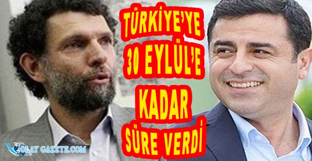 DEMİRTAŞ VE KAVALA İÇİN AVRUPA KONSEYİ’NDEN KARAR