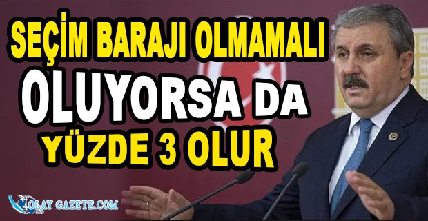 DESTİCİ: BARAJIN YÜZDE 7