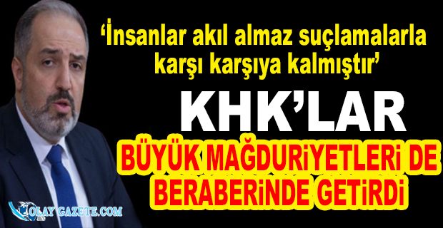 DEVA PARTİSİ’NDEN KHK MAĞDURİYETLERİ EYLEM PLANI AÇIKLAMASI