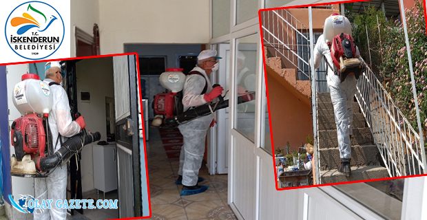 DEZENFEKSİYON ÇALIŞMALARI DEVAM EDİYOR