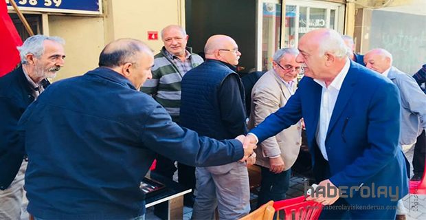 DİNGİL’DEN ESNAF ZİYARETİ
