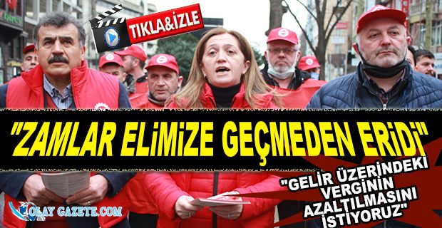 DİSK GENEL BAŞKANI ÇERKEZOĞLU: "EMEĞİN TÜRKİYE’SİNİ BÜYÜTÜYORUZ"