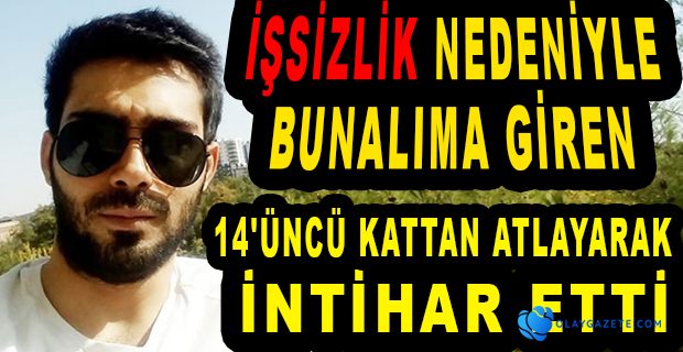 DİYARBAKIR’DA İŞSİZLİK NEDENİYLE BUNALIMA GİREN GENÇ İNTİHAR ETTİ