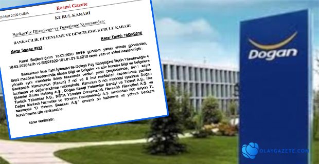 DOĞAN HOLDİNG BANKACILIĞA DÖNÜYOR