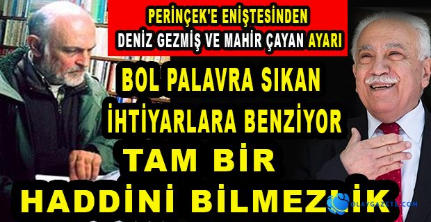 DÖNEMİN DEVRİMCİLERİNDEN PERİNÇEK