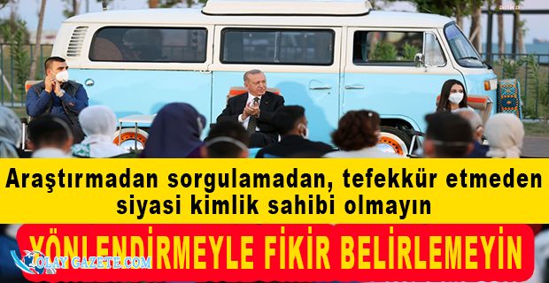 ERDOĞAN, 81 İLDEN ÜNİVERSİTE KAZANAN ÖĞRENCİLERLE BİR ARAYA GELDİ