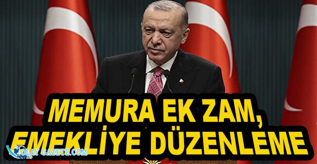 ERDOĞAN AÇIKLADI... MEMUR VE EMEKLİ MAAŞLARI BELLİ OLDU 