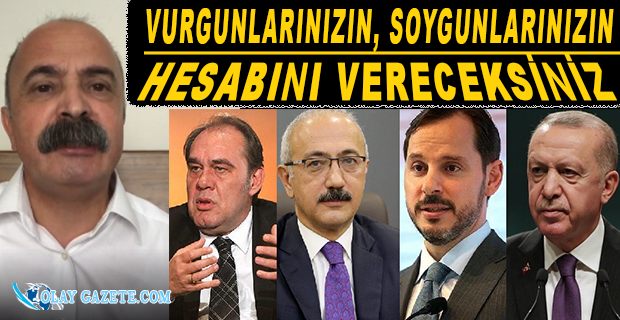 ERDOĞAN, ALBAYRAK, ELVAN, DEMİRÖREN VE ZİRAAT BANKASI YÖNETİCİLERİ HAKKINDA SUÇ DUYURUSU