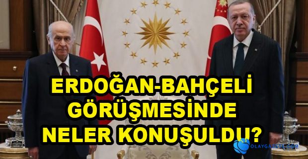 ERDOĞAN-BAHÇELİ GÖRÜŞMESİNDE ÖNE ÇIKAN İKİ KONU