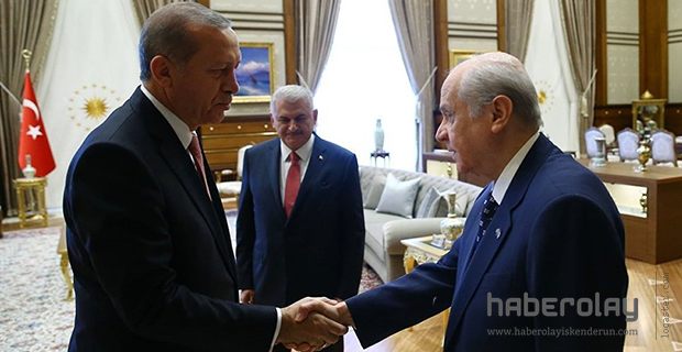 Erdoğan-Bahçeli görüşmesine Binali Yıldırım da katılacak