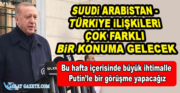 ERDOĞAN, BAYRAM NAMAZININ ARDINDAN AÇIKLAMA YAPTI