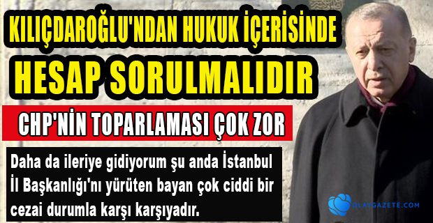  ERDOĞAN CUMA NAMAZI SONRASI YİNE  KILIÇDAROĞLU