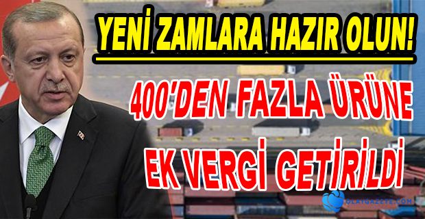 ERDOĞAN İMZALADI; 400