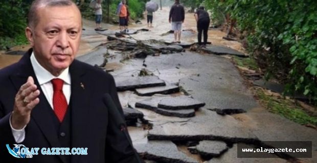 ERDOĞAN SEL BÖLGESİNE GİDİYOR