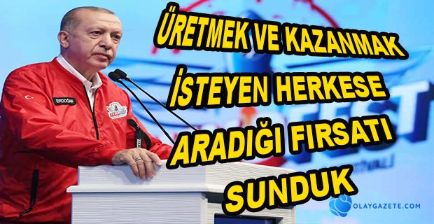 ERDOĞAN ;TEKNOLOJİNİN EN BÜYÜK SERMAYESİ ÜRETKEN ZİHİNLERDİR