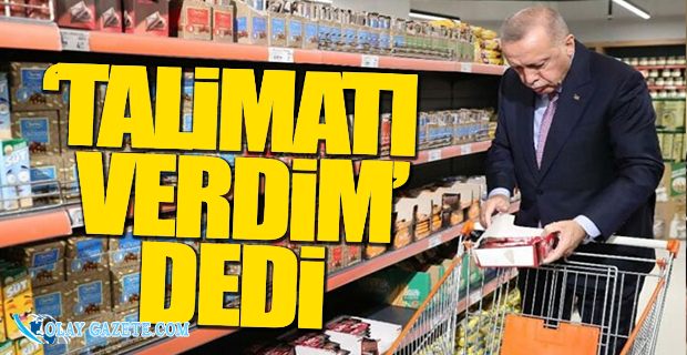 ERDOĞAN YİNE AYNI MARKETTE... 